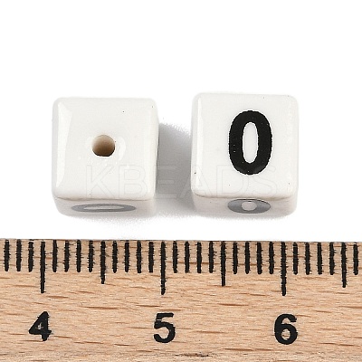 Glazed Porcelain Beads PORC-R003-07-00-1