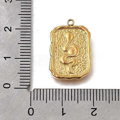 304 Stainless Steel Pendants STAS-F318-20G-1