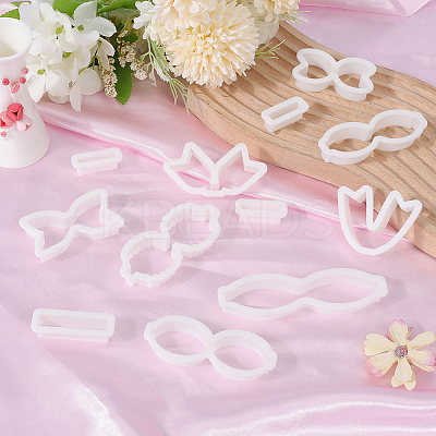 4 Boxs 4 Styles Plastic Molds DIY-SC0030-53B-1