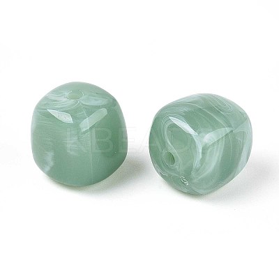 Opaque Acrylic Beads OACR-ZX006-33I-1