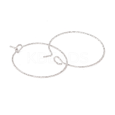 316 Surgical Stainless Steel Hoop Earrings Findings STAS-D183-02P-02-1