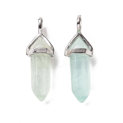 Natural Fluorite Pointed Pendants G-K329-36P-1