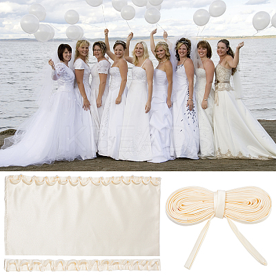Women's Wedding Dress Zipper Replacement DIY-WH0304-364A-1