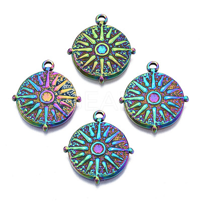 Ion Plating(IP) 304 Stainless Steel Pendants STAS-S119-123-1