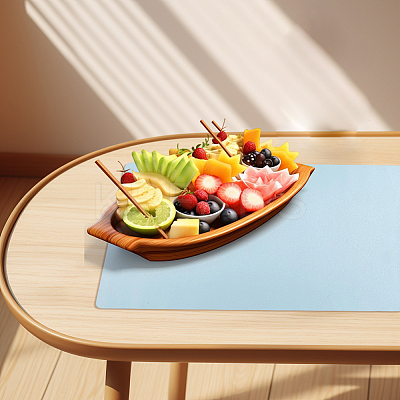 PU Leather Mouse Pad AJEW-WH20010-33B-1