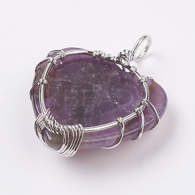 Natura Amethyst Pendants G-L480-05B-1