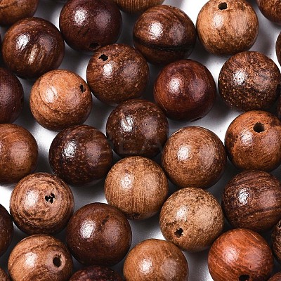 Natural Wood Beads WOOD-S666-8mm-01-1