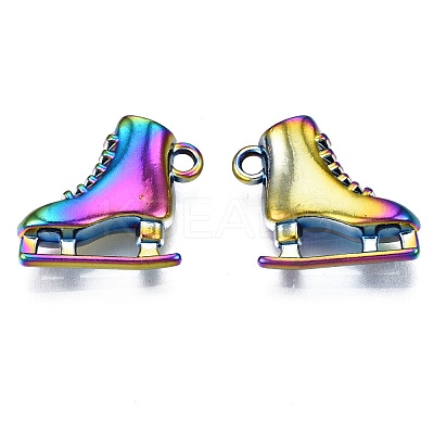 Rainbow Color Alloy Pendants PALLOY-N156-148-NR-1