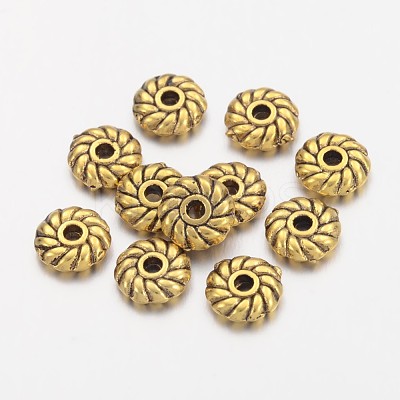 Tibetan Style Alloy Spacer Beads X-GLF10764Y-NF-1