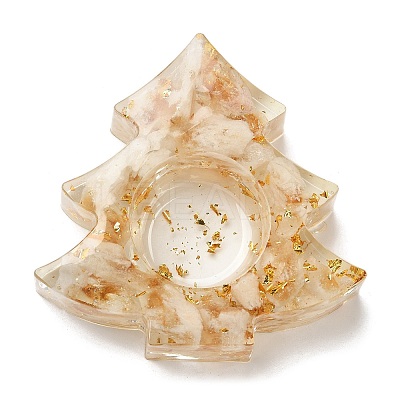 Natural Citrine & Resin Candle Holder Molds DJEW-H012-03A-1