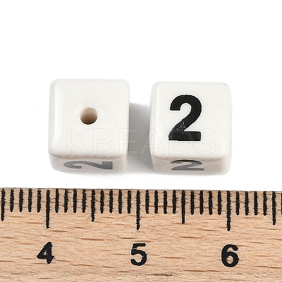 Glazed Porcelain Beads PORC-R003-07-02-1