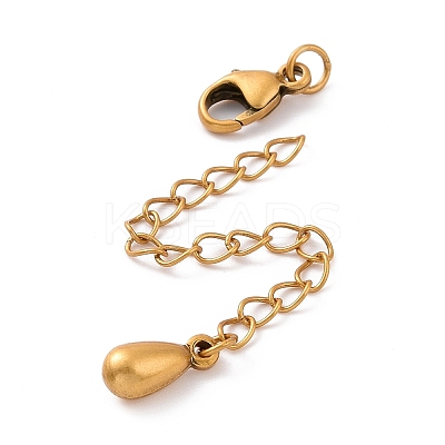 925 Sterling Silver Chain Extenders STER-D036-40AG-1