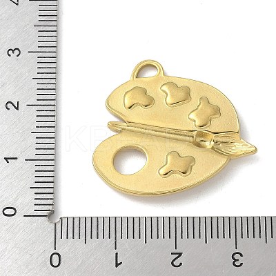 304 Stainless Steel Enamel Pendants LS-STAS-L277-04G-1
