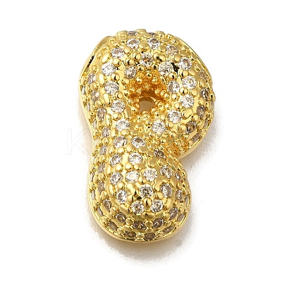 Brass with Cubic Zirconia Pendants KK-Q818-02P-G-1