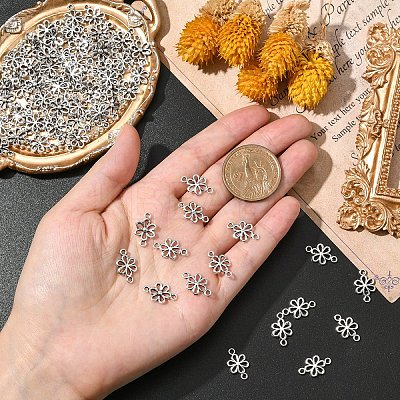80Pcs Tibetan Style Alloy Connector Charms FIND-YW0008-29-1