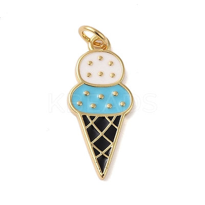 Rack Plating Brass Enamel Pendants KK-S372-03C-02-1