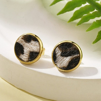 304 Stainless Steel Stud Earrings for Women EJEW-K268-14G-1