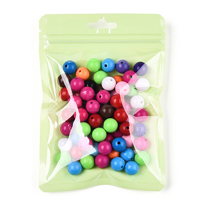 Macaron Color Plastic Yin-yang Resealable Bags OPP-N001-01E-06-1