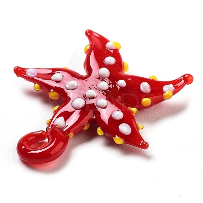 Handmade Lampwork Pendants LAMP-A004-05H-1