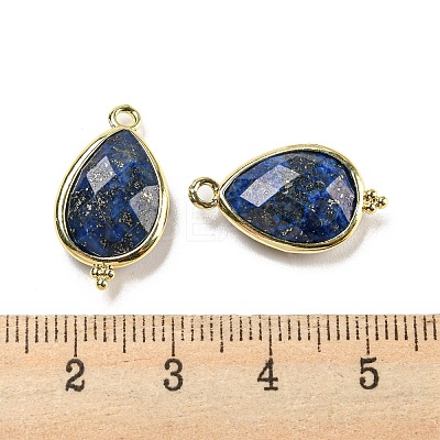 Natural & Synthetic Mixed Gemstone Faceted Pendants G-M431-15G-1