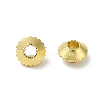 Rack Plating Brass Spacer Beads KK-P246-05G-1