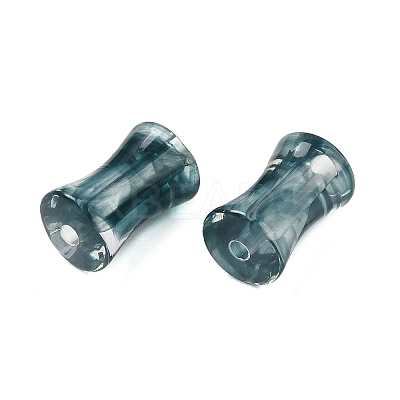Transparent Acrylic Beads Gradient Effect OACR-Q193-01-1