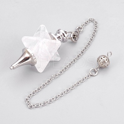 Natural Quartz Crystal Dowsing Pendulums X-KK-F756-08F-1