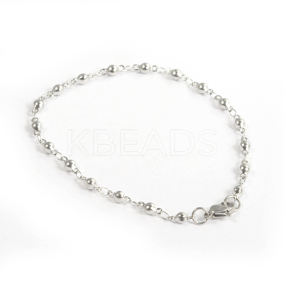 Tarnish Resistant 304 Stainless Steel Bracelets X-BJEW-D418-06-1