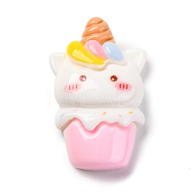 Unicorn Theme Cartoon Resin Decoden Cabochons CRES-Z011-02F-1