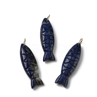 Natural Dyed Lapis Lazuli Carved Pendants G-G314-01G-05-1