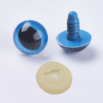 Craft Plastic Doll Eyes DIY-WH0045-25G-1