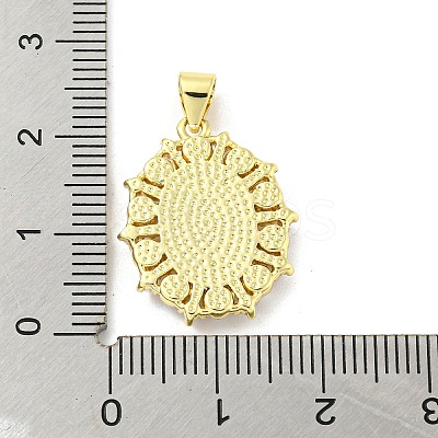 Brass with ABS Plastic Imitation Pearl Pendants FIND-Z023-04A-1