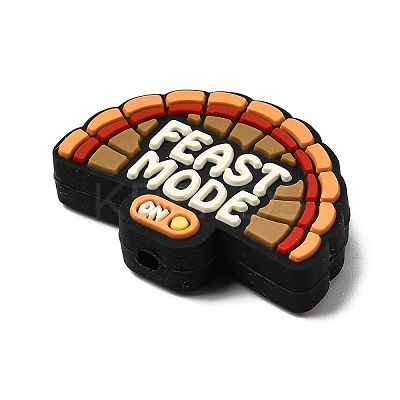 Thanksgiving Theme Silicone Beads SIL-J001-01G-1