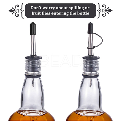 10Pcs Plastic Wine Bottle Pourer AJEW-CP0001-91-1