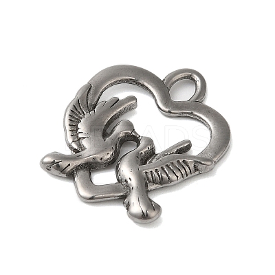 Non-Tarnish 304 Stainless Steel Pendants STAS-N103-58P-1