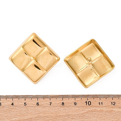 304 Stainless Steel Stud Earrings for Women LS-EJEW-F357-03G-03-1