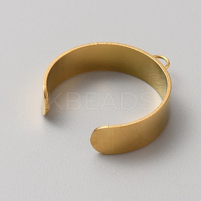 304 Stainless Steel Loop Ring Base FIND-WH0161-31C-G-1