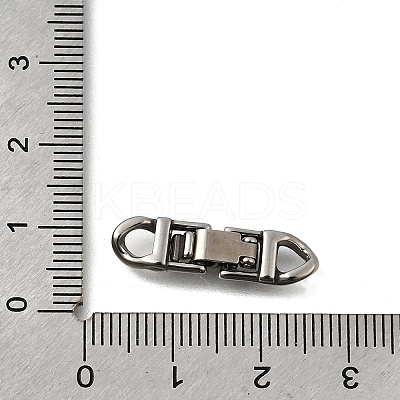 304 Stainless Steel Fold Over Clasps STAS-M119-05P-04-1