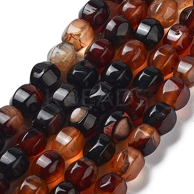 Natural Agate Beads Strands G-G172-02F-1