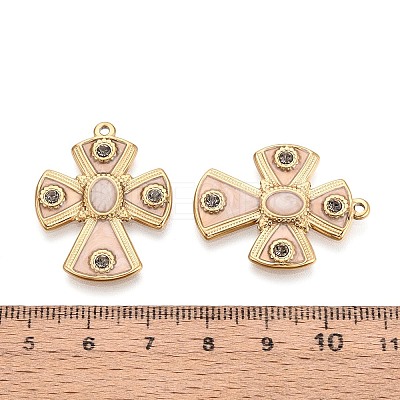 304 Stainless Steel with Enamel Pendants X-STAS-T068-107B-G-1