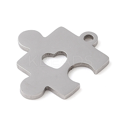 Non-Tarnish Manual Polishing 201 Stainless Steel Pendants STAS-M058-04P-1