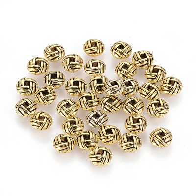 Zinc Alloy Spacer Beads PALLOY-ZN25847-AG-LF-1
