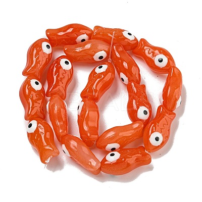 Handmade Transparent Glass Beads GLAA-N0028-03F-1