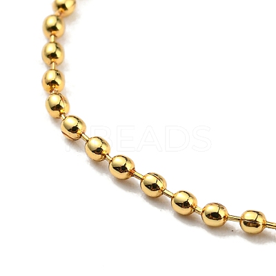 Brass Ball Chain Necklaces Making MAK-L025-01G-1