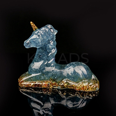 Resin Unicorn Display Decoration PW-WG17471-04-1