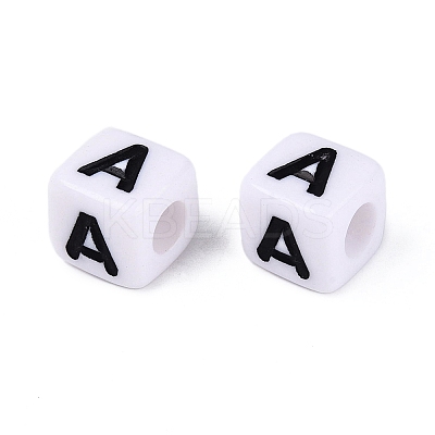 Opaque Acrylic Beads SACR-N020-04A-A-1