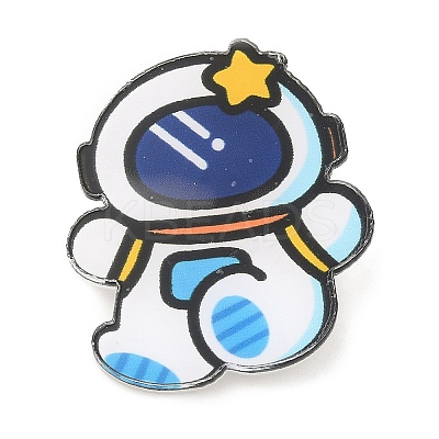 Cartoon Style Acrylic Brooches LS-JEWB-P018-02D-1