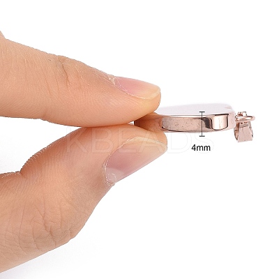Ion Plating(IP) Fashionable 304 Stainless Steel Stamping Blank Tag Pendants LS-STAS-J002B-01RG-1