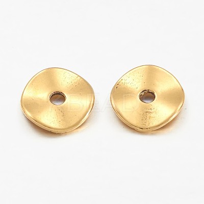 Tibetan Style Alloy Wavy Spacer Beads X-GLF9350Y-1