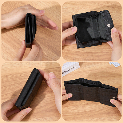 Cowhide Leather Wallets AJEW-WH20002-41B-1
